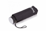 ISOTONER 09137 Зонт Черный механический Mini Slim (Ультра тонкий). 5 сложений.