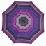Зонт Полосатый закат женский автоматический. 3 сложения (ISOTONER 09358)