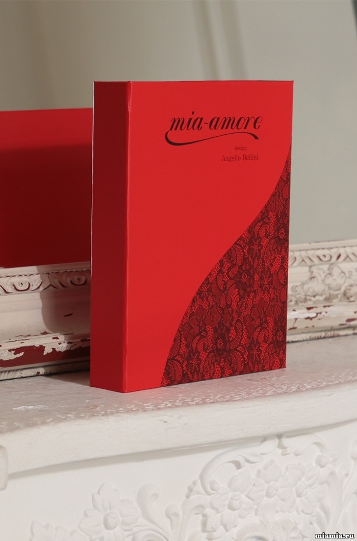 Подарочная коробка на магните красная (Mia-Amore)