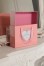 Подарочная коробка с ручками розовая (Mia-Amore)