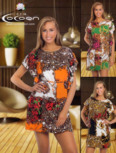 Женское полномерное платье-туника (Cocoon R12181)