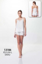 Комплект женский с шортами из батиста (Relax 713186)