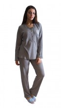 Пижама женская полномерная светло-серый (КД 25)