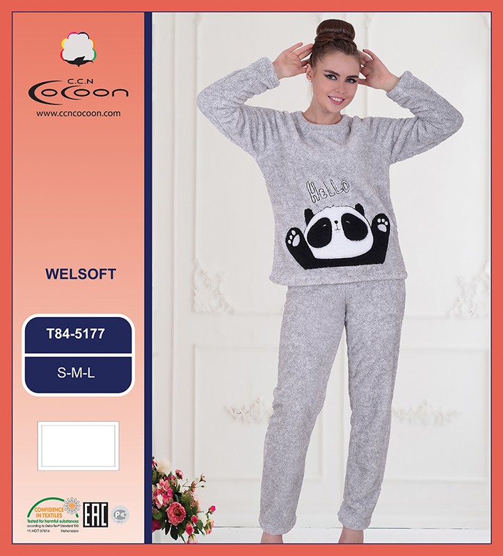 Женский комплект с брюками wellsoft Cocoon 84-5177